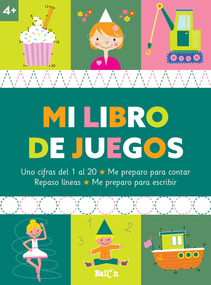 MI LIBRO DE JUEGOS +4, de BALLON | portada del libro