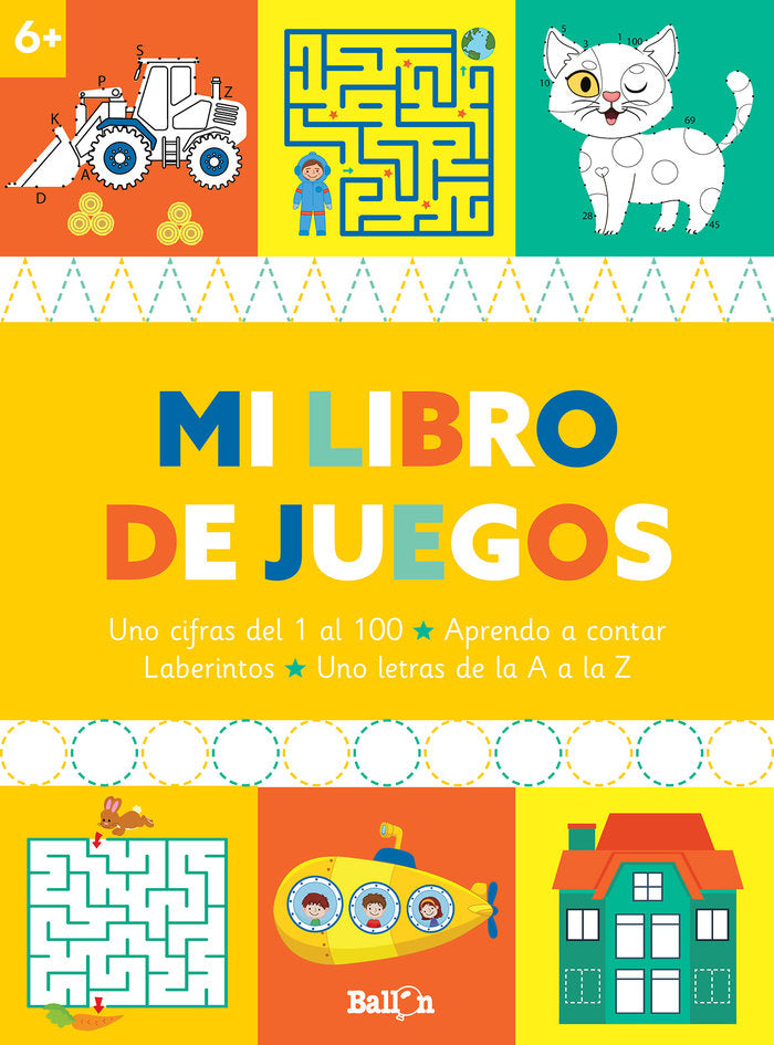 MI LIBRO DE JUEGOS +6, de BALLON | portada del libro