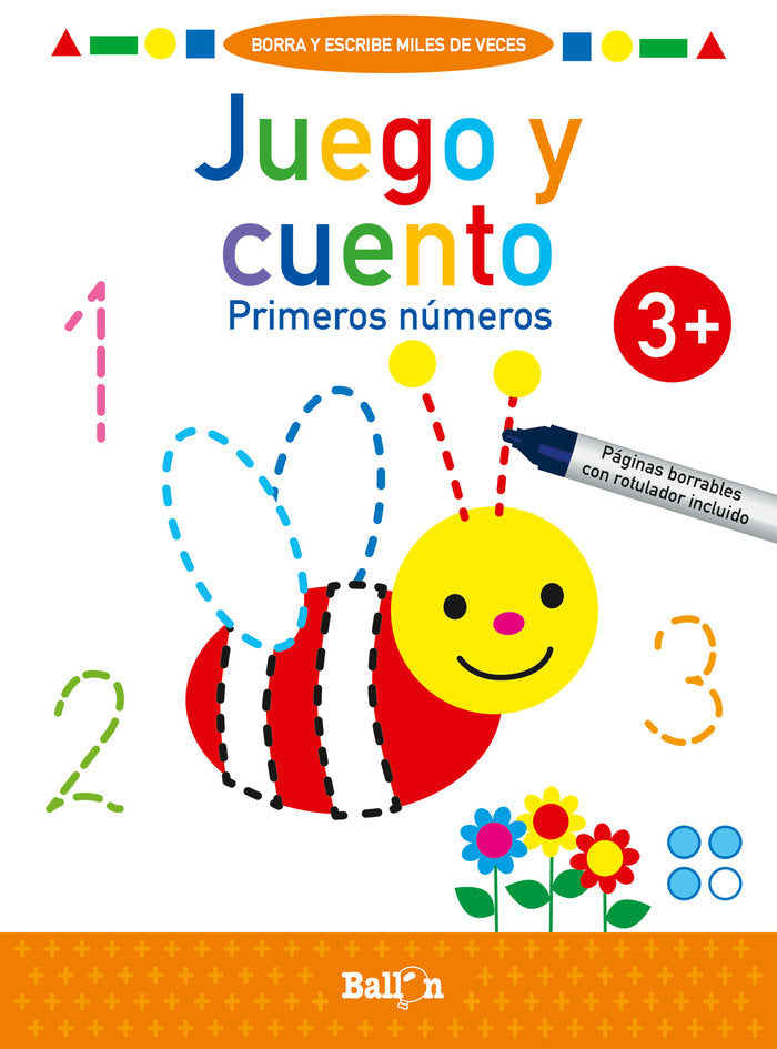 JUEGO Y CUENTO PRIMEROS NUMEROS +3, de AA.VV. | portada del libro