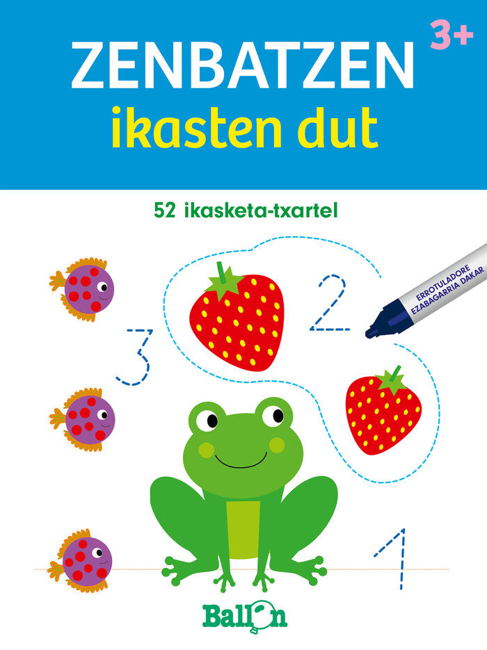 ZENBATZEN IKASTEN DUT-TARJETAS BORRABLES, de AA.VV. | portada del libro