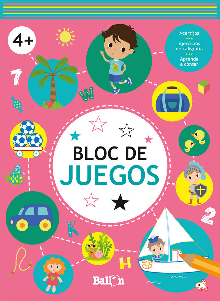 BLOC DE JUEGOS 4, de AA.VV. | portada del libro