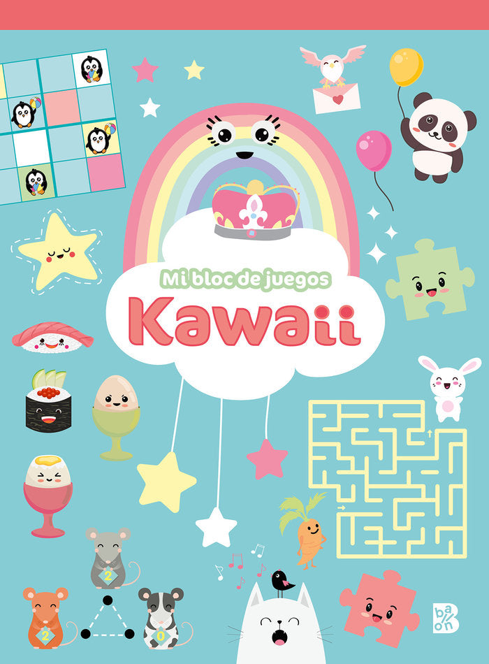 KAWAII MI BLOC DE JUEGOS, de BALLON | portada del libro