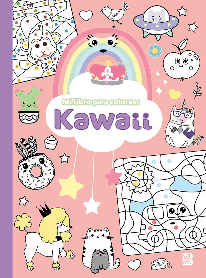KAWAII MI LIBRO PARA COLOREAR, de BALLON | portada del libro