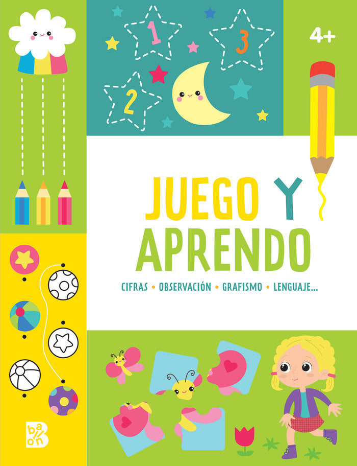 JUEGO Y APRENDO +4, de BALLON | portada del libro