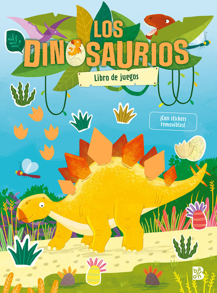 LOS DINOSAURIOS LIBRO DE JUEGOS, de BALLON | portada del libro
