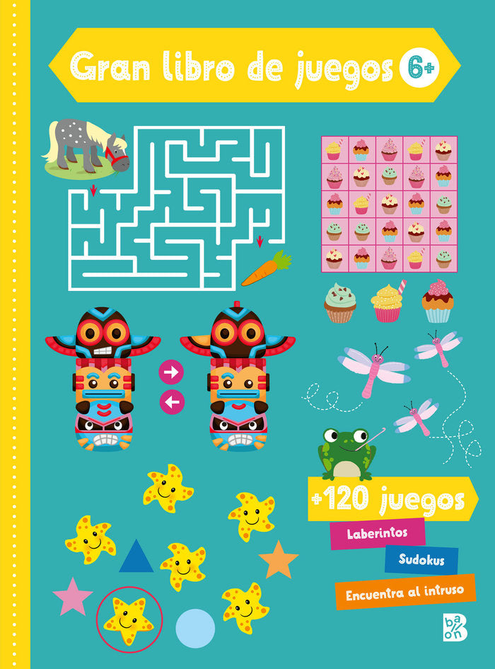 GRAN LIBRO DE JUEGOS +6, de BALLON | portada del libro
