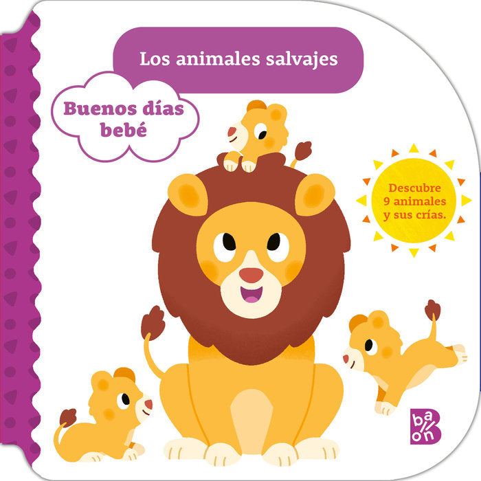 BUENOS DIAS BEBE ANIMALES SALVAJES, de BALLON | portada del libro