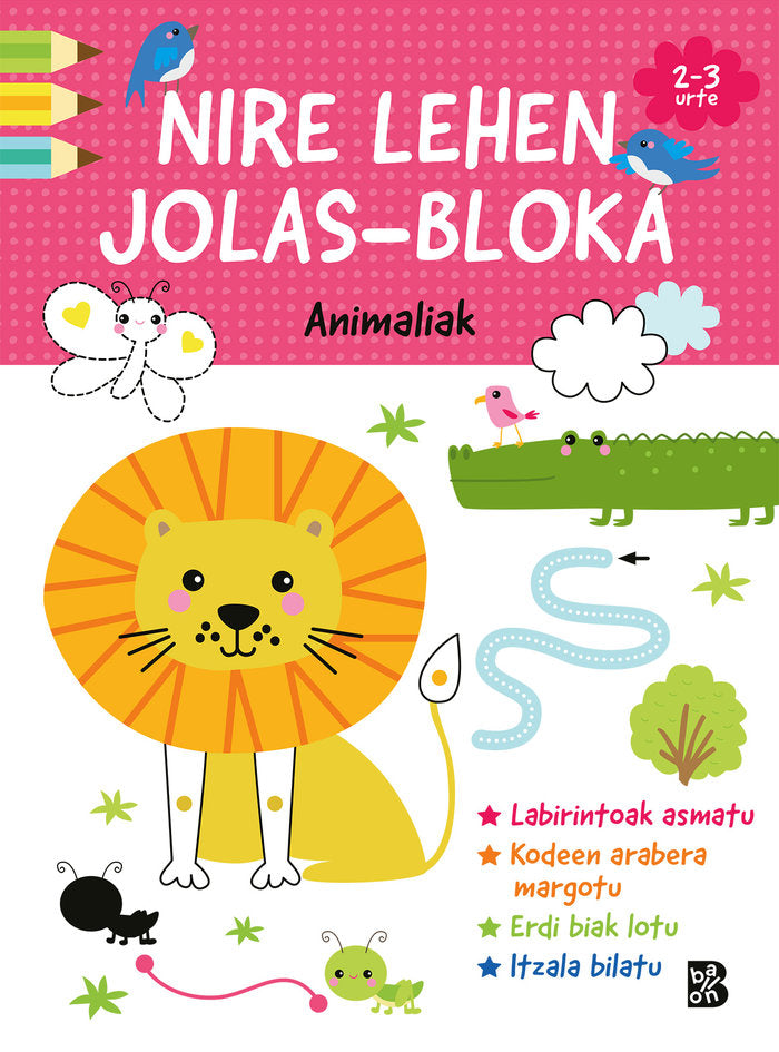 NIRE LEHEN JOLAS-BLOKA - ANIMALIAK, de BALLON | portada del libro