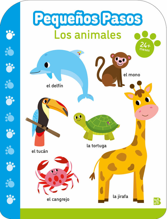 PEQUEÑOS PASOS LOS ANIMALES +24 MESES, de BALLON | portada del libro
