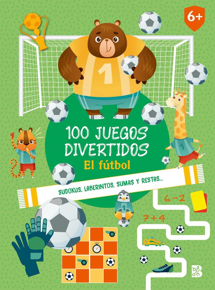 100 JUEGOS DIVERTIDOS EL FUTBOL, de AA.VV. | portada del libro