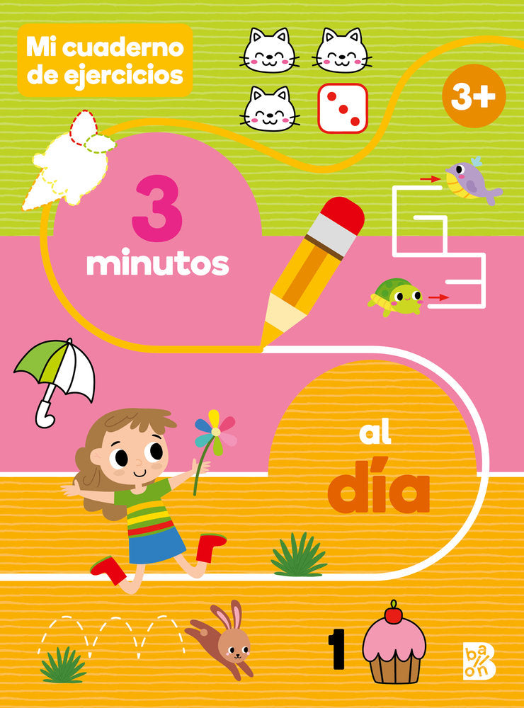 MI CUADERNO DE EJERCICIOS 3 MIN, de BALLON | portada del libro