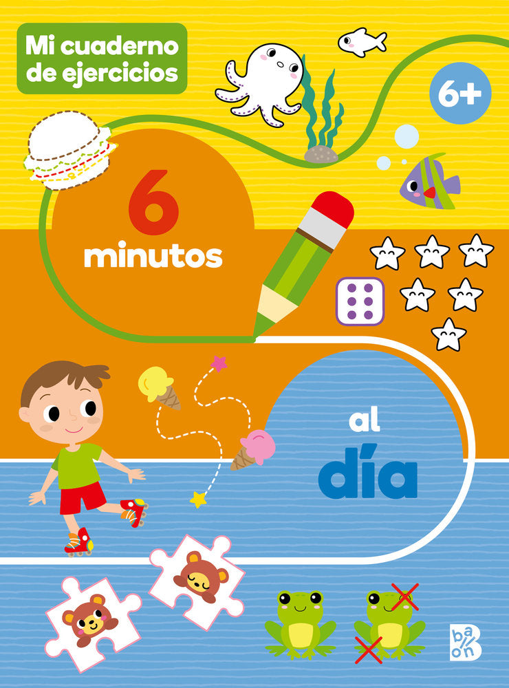 MI CUADERNO DE EJERCICIOS 6 MIN, de BALLON | portada del libro