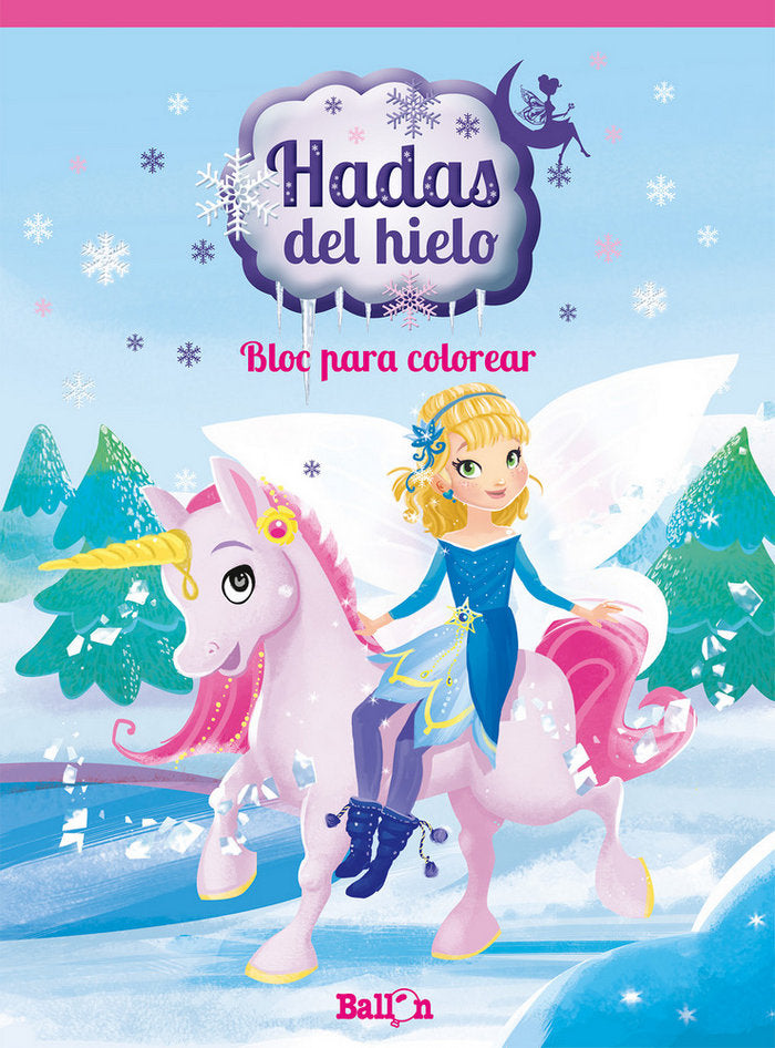HADAS DEL HIELO (BLOC PARA COLOREAR) | portada del libro