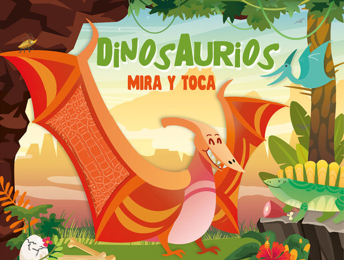 DINOSAURIOS ("MIRA Y TOCA"), de AA.VV. | portada del libro
