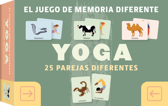 JUEGO DE MEMORIA DIFERENTE YOGA | portada del libro