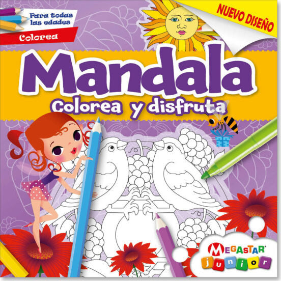 MANDALA JUNIOR COLOREA Y DISFRUTA 11 | portada del libro