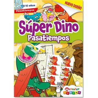 PASATIEMPO INF SUPER DINO PASATIEMPOS 01 | portada del libro