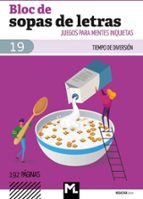 BLOC DE SOPAS 19, de Varios autores | portada del libro