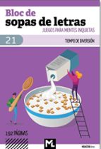 BLOC DE SOPAS DE LETRAS 21, de Varios autores | portada del libro