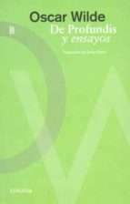 DE PROFUNDIS ENSAYOS, de Oscar Wilde | portada del libro
