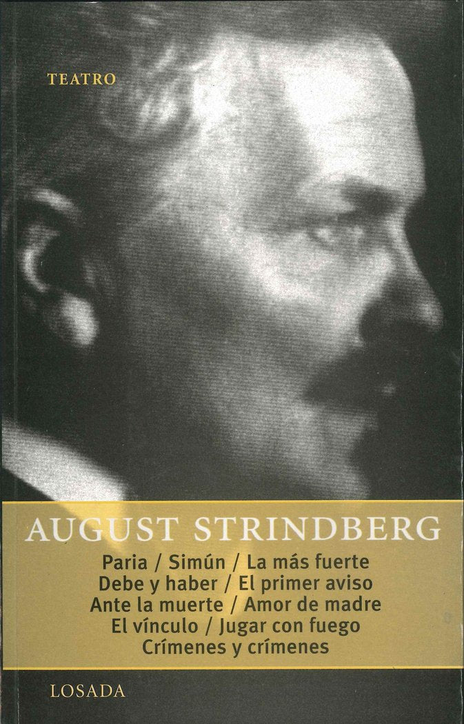 TEATRO, de Strindberg, Rafael | portada del libro