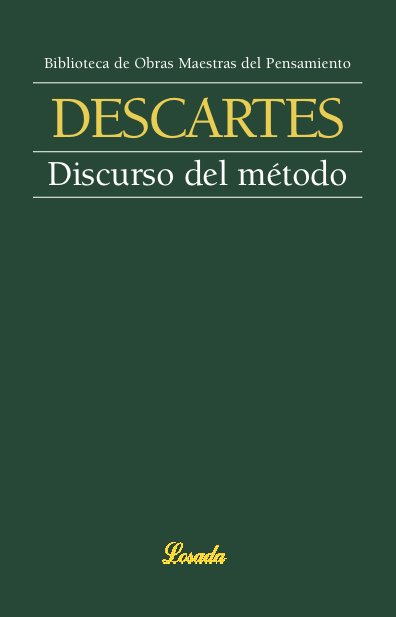 EL DISCURSO DEL METODO, de Descartes, René | portada del libro