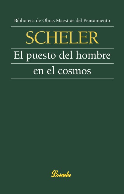 PUESTO DEL HOMBRE EN EL COSMOS,, de Scheler, Max | portada del libro