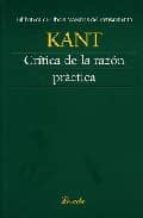 CRITICA DE LA RAZON PRACTICA, de Immanuel Kant | portada del libro