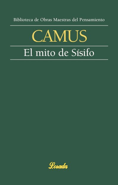 MITO DE SISIFO, de Camus, Albert | portada del libro