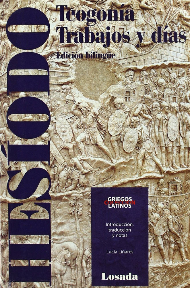 TEOGONIA TRABAJOS Y DIAS, de Hesiodo, Hesiodo | portada del libro