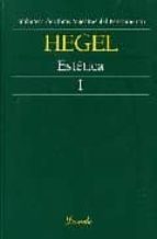 ESTETICA I, de Georg Wilhelm Friedrich Hegel | portada del libro
