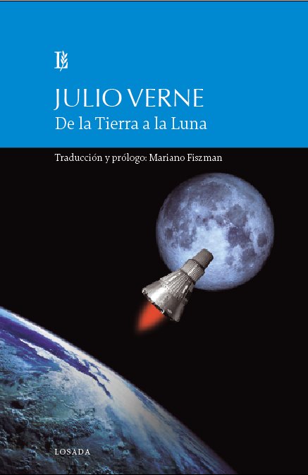 DE LA TIERRA A LA LUNA, de VERNE | portada del libro