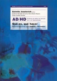 AD/HD: Qué es, qué hacer, de Joselevich | portada del libro