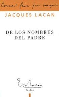De los nombres del padre, de Lacan | portada del libro
