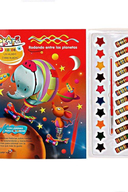 SKATE COLOR - RODANDO ENTRE LOS PLANETAS | portada del libro