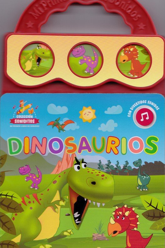 MI PRIMER LIBRO DE SONIDOS -DINOSAURIOS | portada del libro