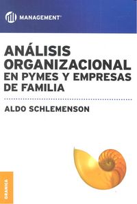 Análisis organizacional en PYMES y empresas de familia, de SCHLEMENSON, ALDO | portada del libro