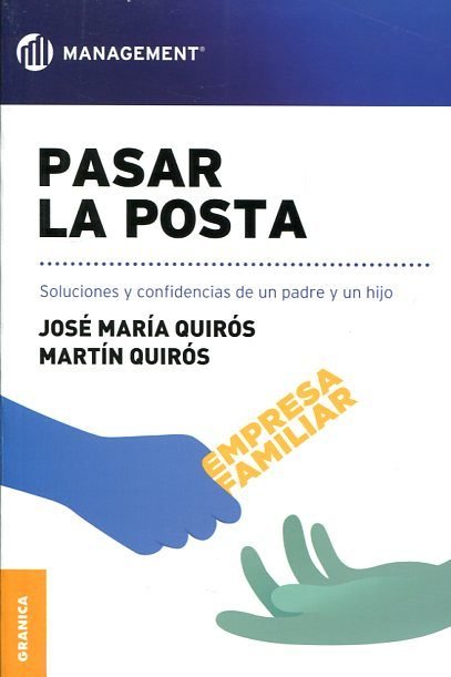 Pasar la posta, de QUIROS, JOSE MARIA | portada del libro