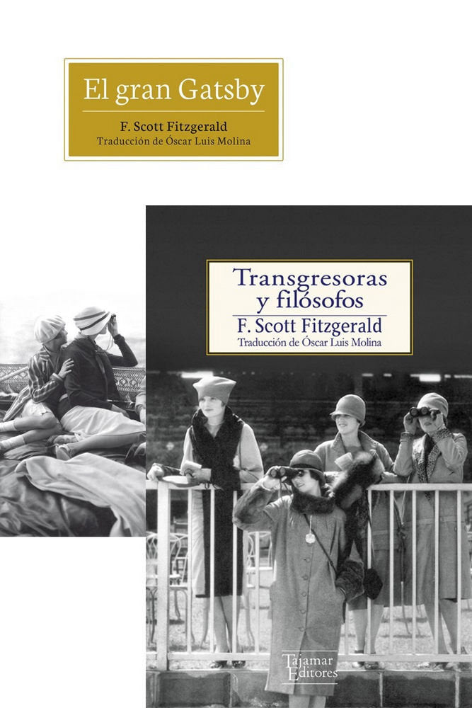 ESTUCHE : EL GRAN GATSBY - TRANSGRESORAS Y FILOSOFOS, de FITZGERALD,FRANCIS SCOTT | portada del libro