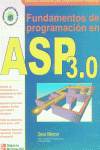 FUNDAMENTOS PROGRAMACION ASP 3.0, de MERCER | portada del libro