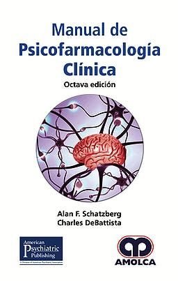 MANUAL DE PSICOFARMACOLOGIA CLINICA, de SCHATZBERG | portada del libro