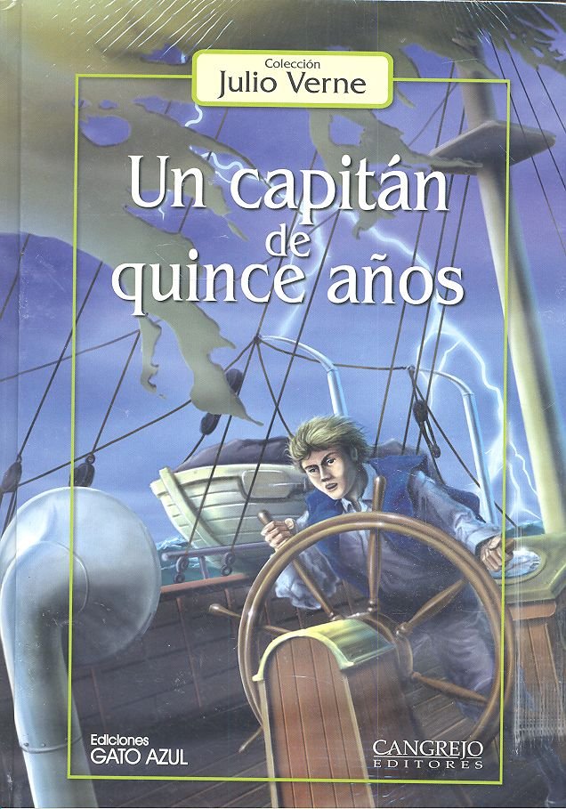 UN CAPITAN DE QUINCE AÑOS (CANGREJO), de Julio, Verne | portada del libro