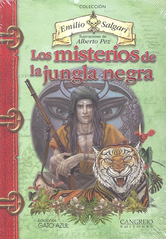 MISTERIO DE LA JUNGLA NEGRA, de Salgari, Emilio | portada del libro