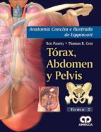 TORAX, ABDOMEN Y PELVIS.TOMO II (ANATOMIA CONCISA E ILUSTRADA DE LIPPINCOTT), de Varios autores | portada del libro