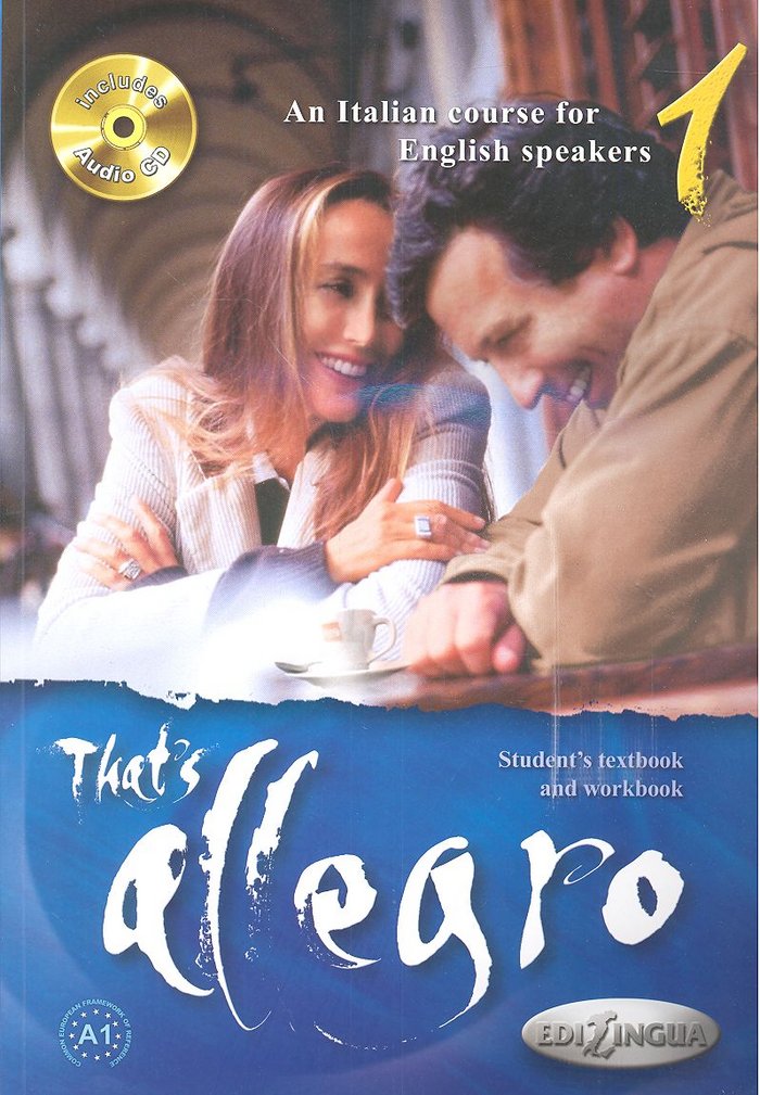 THAT'S ALLEGRO BOOK 1 +CD AUDIO (ITALIAN ED.), de AA.VV. | portada del libro