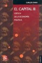 CAPITAL, EL VOL, III, de Karl Marx | portada del libro