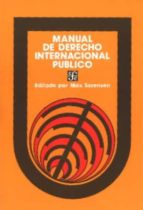 MANUAL DRCHO.INTERNAC.PUBLICO, de MAX SORENSEN | portada del libro
