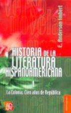 HSTO.LITERATURA HISPANOAM.I, de ANDERSON IMBERT | portada del libro