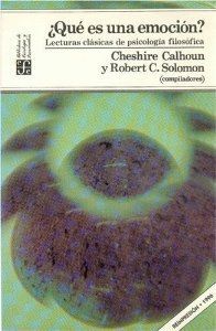QUE ES UNA EMOCION?, de CALHOUN | portada del libro