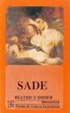 SADE BREV.494, de BEATRICE DIDIER | portada del libro